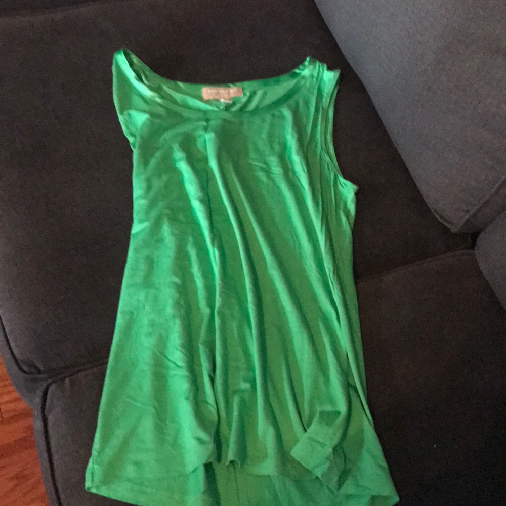 Green tank top